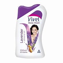 Vivel Body Wash, Lavender & Almond Oil 100ml