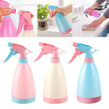 Empty Spray Bottle Plastic Watering The Flowers Water Spray for Salon Plants Gardening Cleaning Candy Color Watering Can