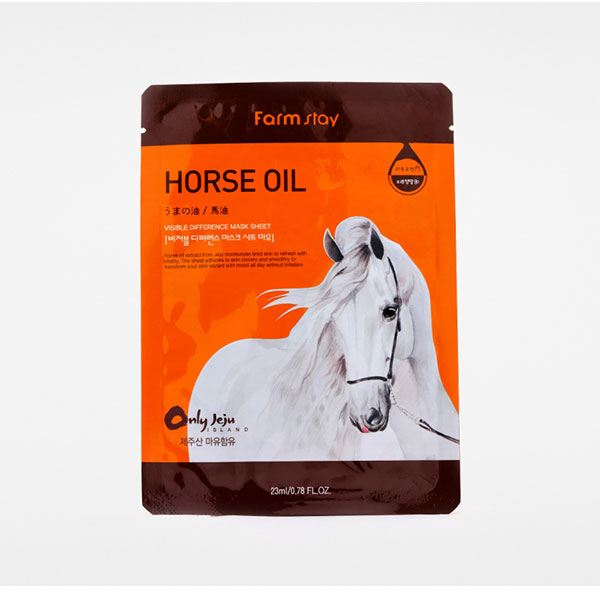 Farm Stay Visible Difference Mask Sheet [Horse Oil]