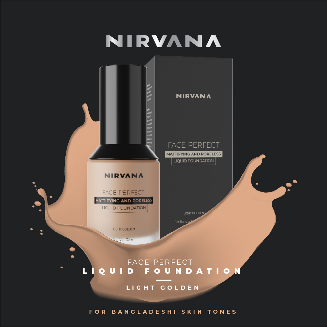 Nirvana Face Perfect Mattifying And Poreless Liquid Foundation 