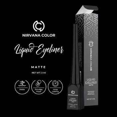 Nirvana Color Liquid Eyeliner Matte Deep Black 