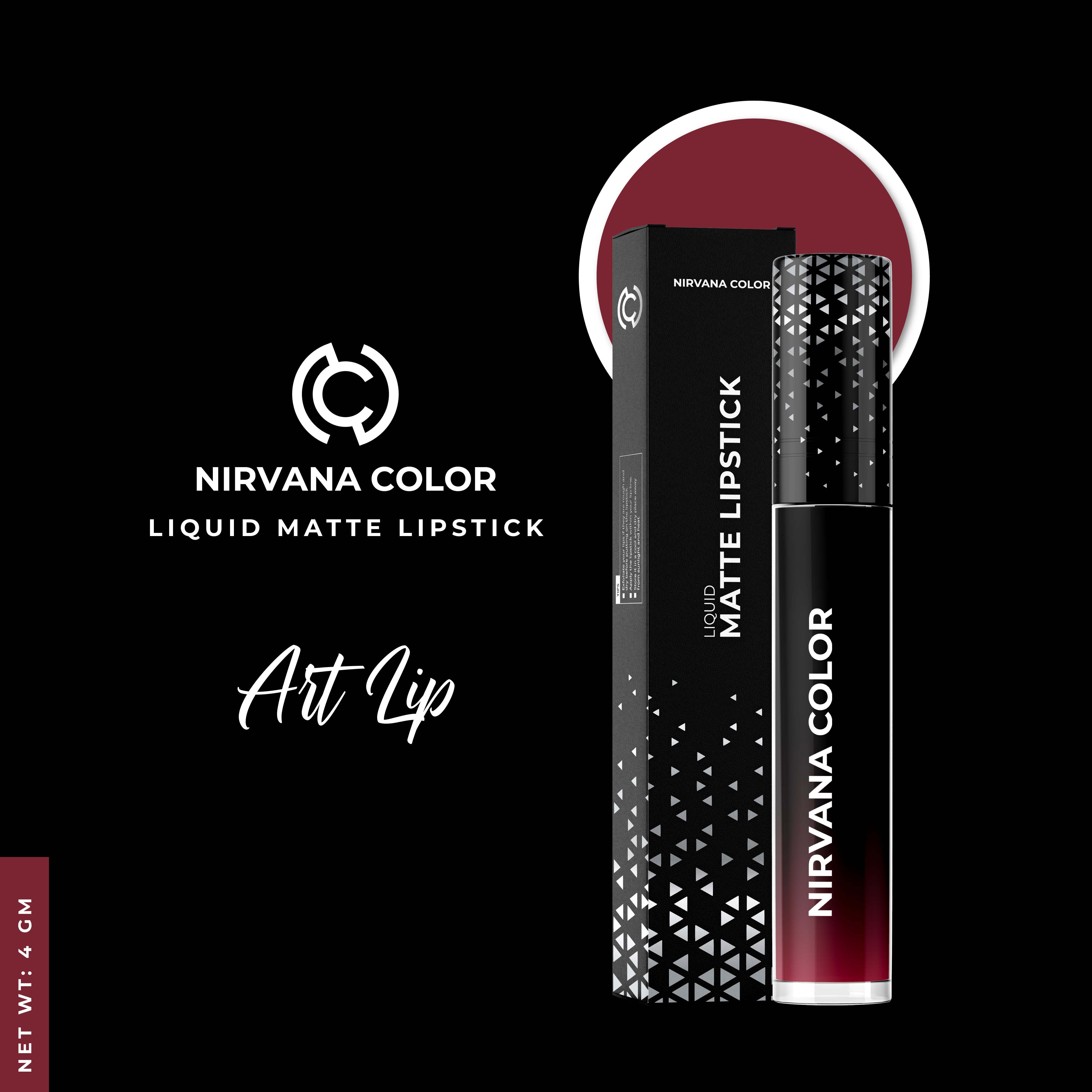 Nirvana Liquid Matte Lipstick (Wild Red)
