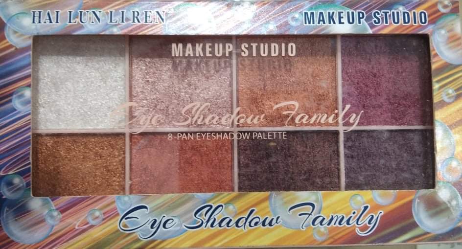 Hai Lun Li Ren Makeup Studio Eye Shadow Family 8 Pan Eyeshadow Palette