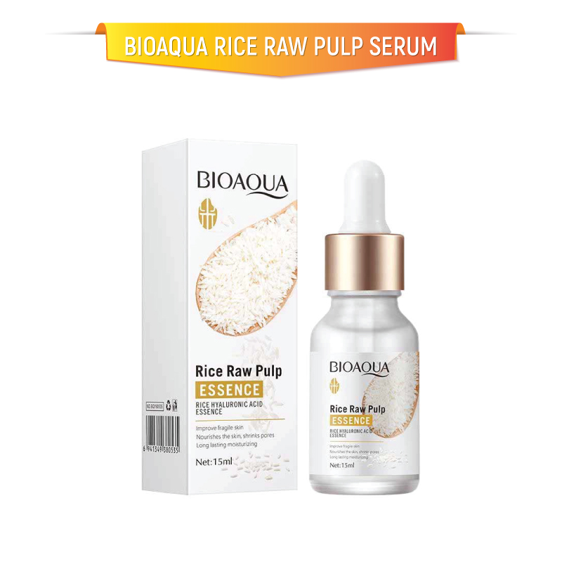 Bioaqua Rice Raw Pulp Facial Serum – 15ml