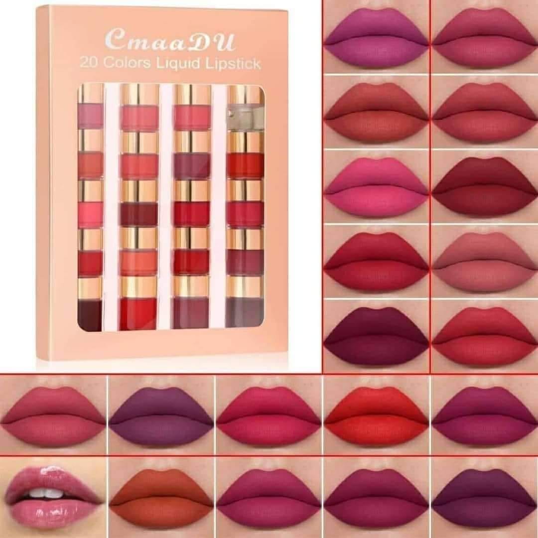 cmaadu five colors liquid lipstick