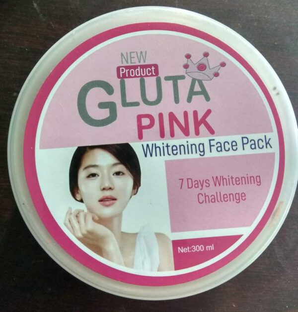 gluta pink whitening face pack 
