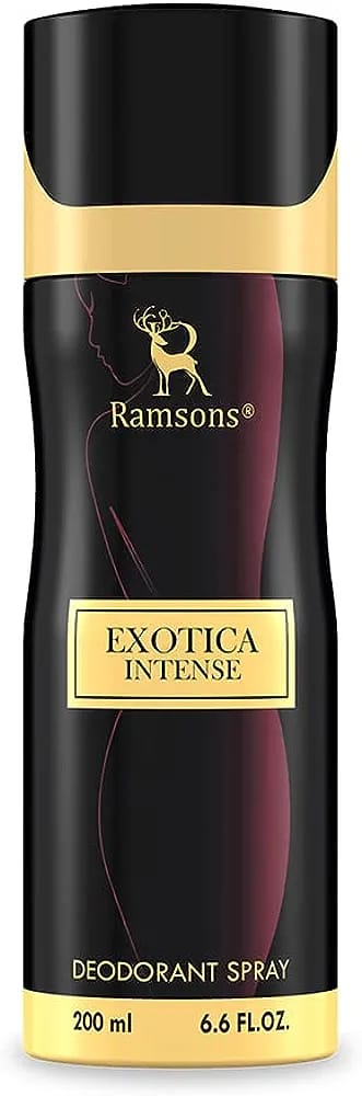 Ramsons Exotica Intense Deodorant 200ml | Long-Lasting Fragrance for Men & Women