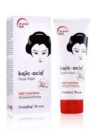 Guanjing Kojic Acid Facial Wash Deeply Cle Reduces Wrinkles Repair Damaged Skin Face Washansing Anti-acne Cleanserg 100g 