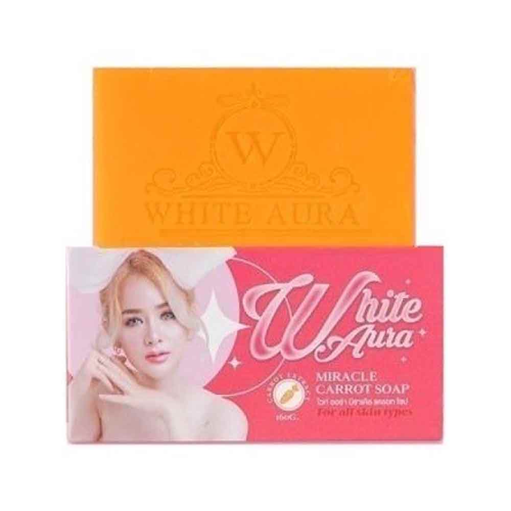 White aura soap white aura miracle carrot soap 200g