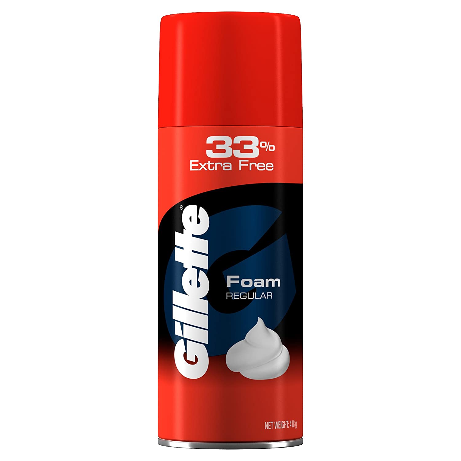 Gillette  Regular Pre Shave Foam, 196 gm