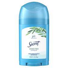 Secret Solid Antiperspirant and Deodorant, Shower Fresh, 1.7 oz