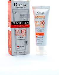 Disaar Beauty Skincare Sunscreen Cream SPF Oil-free Max 90 SPF90+ 40g