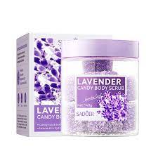 sadoer lavender candy body scrub 140g