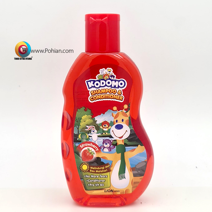 KODOMO Shampoo & Conditioner Strawberry 200 ml