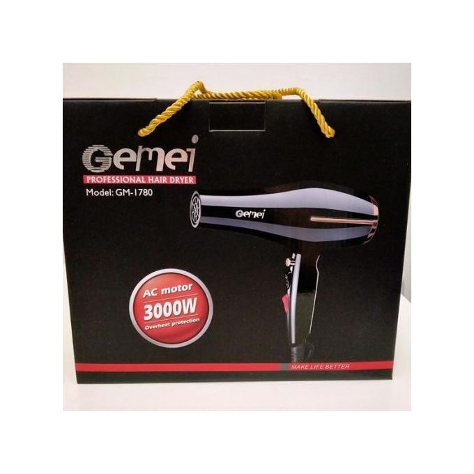 gemer professional hair dryer gm-1780